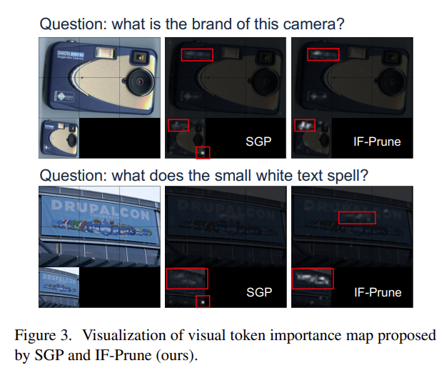 Importance map visualization